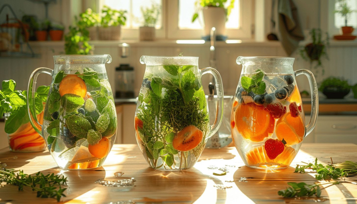 Boissons - Infusions froides tendances et techniques pour des boissons rafraîchissantes à base de plantes